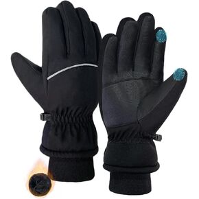 Beurlike Winter Gloves for Men Women Warm Touchscreen Windproof Waterproof Thermal Fleece Anti-Slip Ski Gloves for Cold Weather Cycling Motorcycle Snowboarding Running in Saudi Arabia
