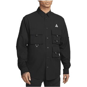 Nike ACG Dri-FIT UV Devastation Trail Men's Top (Black/Summit White, DN3936-010) Size Medium in Saudi Arabia