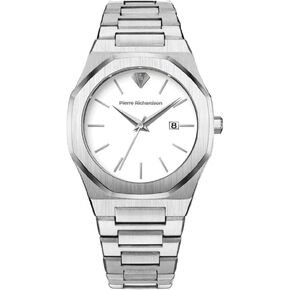 PR5428 WATCH للرجال الفاخرة-حركة الكوارتز اليابانية ، الفولاذ المقاوم للصدأ ، 41 ملم ، 5ATM مقاومة للماء ، والياقوت المقاوم للخدش الزجاج-ساعة كلاسيكية لباس للرجال in Kuwait