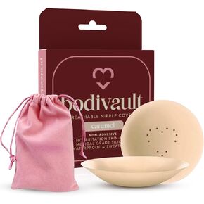 Breathable Nipple Covers, Non-Adhesive, Waterproof, Sweatproof, Nipple Covers for Athletes, Nipple Covers for Sensitive Skin Beige in Saudi Arabia