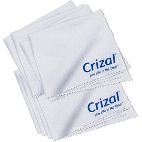 Crizall Microfiber Cleaning قطعة قماش للنظارات ، 8 عبوة | أفضل ملابس تنظيف الألياف الدقيقة للعدسات المغلفة المضادة للانعكاس وعدسات النظارات in Saudi Arabia