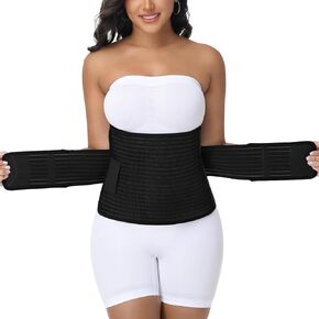 SHAPSHE Postpartum Belly Band Abdominal Binder Post Surgery C Section Belly Binder Post Partum Faja Waist Trainer Wrap in Saudi Arabia