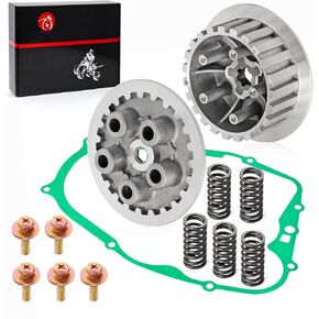 Clutch Center Inner Hub & Outer Pressure Plate & Heavy Duty Springs Gasket Kit For Yamaha Blaster 200 YFS200 1988-2006 37F-16351-00-00 37F-16371-01-00 in Saudi Arabia