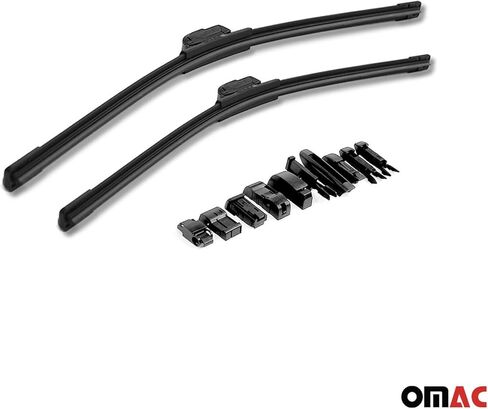 Omac Front Windshield Wiper Rades مجموعة لـ Tesla Model X 2016-2024 in Saudi Arabia