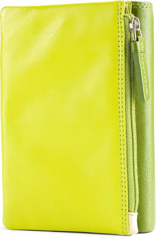 Visconti Penang RB109 Ladies Multi Colored Leather Wallet Purse 4" x 6" (Red Multi) in Saudi Arabia