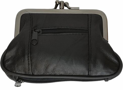 New Girls Wallet Clutch Change Purse Key Coins Bag Small Pouch Handbags (Black) in Saudi Arabia