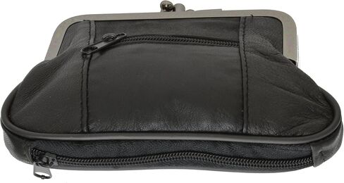 New Girls Wallet Clutch Change Purse Key Coins Bag Small Pouch Handbags (Black) in Saudi Arabia