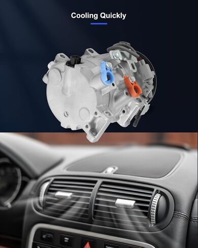 ECCPP AC ضاغط 2005-2012 ملائمة لضاغط تويوتا أفالون كامري 3.5L AC مع القابض in Saudi Arabia