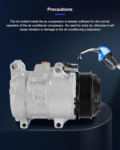 ECCPP AC ضاغط 2005-2012 ملائمة لضاغط تويوتا أفالون كامري 3.5L AC مع القابض in Saudi Arabia