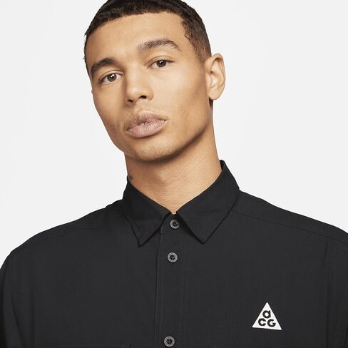 Nike ACG Dri-FIT UV Devastation Trail Men's Top (Black/Summit White, DN3936-010) Size Medium in Saudi Arabia