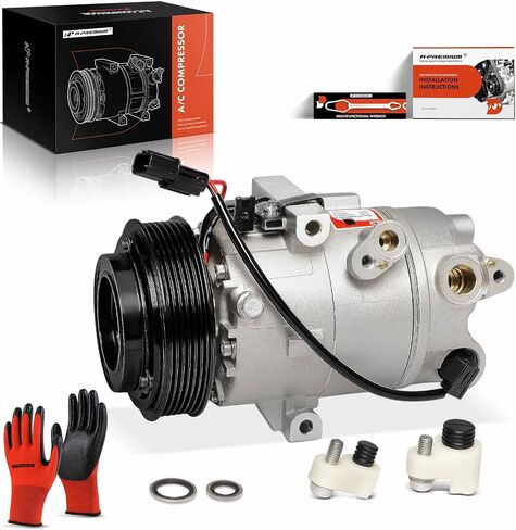 A-Premium Air Conditioner AC Compressor with Clutch Compatible with Kia Forte 2022 2023 2024, 2.0L in Saudi Arabia