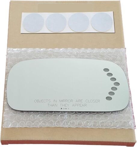 Passenger Side Mirror Replacement Glass with Adhesive Pads for 2006-2008 DTS or Lucerne - Dim Fit Over Signal Etch (2006 2007 2008 06 07 08) in Saudi Arabia