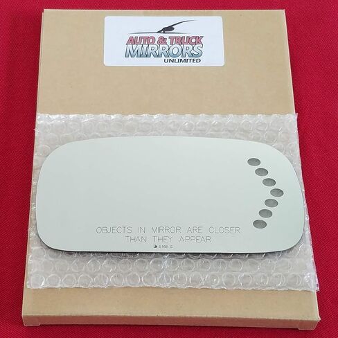 Passenger Side Mirror Replacement Glass with Adhesive Pads for 2006-2008 DTS or Lucerne - Dim Fit Over Signal Etch (2006 2007 2008 06 07 08) in Saudi Arabia
