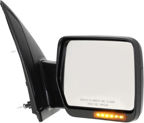 المرآة الجانبية للركاب Garage-Pro Forror for Ford F-150 2011-2014 Fold مع ضوء الإشارة ؛ بدون مراقبة البقعة العمياء والذاكرة ومصباح البركة المحكم in Kuwait