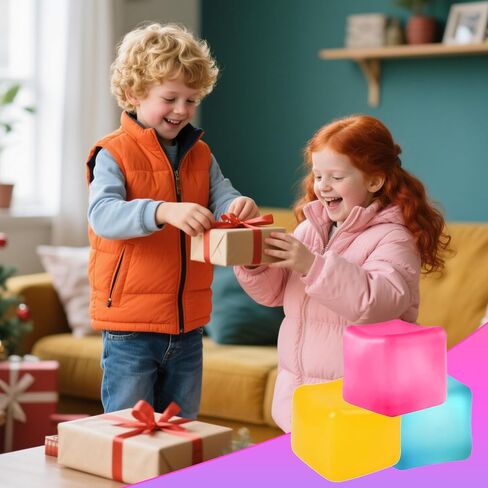 3pcs الإجهاد Cube ألعاب اسفنجي ، كرات الإجهاد المكعب البطيئة البطيئة ، ألعاب تململ الحسية لتخفيف القلق ، ألعاب كرة سفينية مملوءة بالجليد المملوء بالجليد المملوءة بالجليد (الأزرق ، الأخضر ، الوردي) in Saudi Arabia