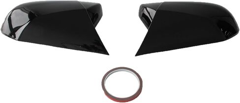 Side Rearview Mirror Cover Wing Mirror Protect Decorate Covers Auto Exterior Decoration Accessories Fit for Toyota Camry 2018 2019 2020 2021 2022 2023 2024 2025 (Bright Black) in Saudi Arabia