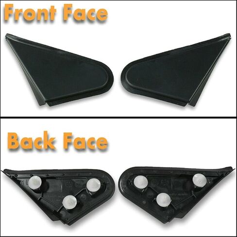 1PAIR SADE SIDE MIRROR CORNER CORNEGLE COVER TRINGE TOYOTA RAV4 2013 2014 2015 2017 2017 2018 Black in Saudi Arabia