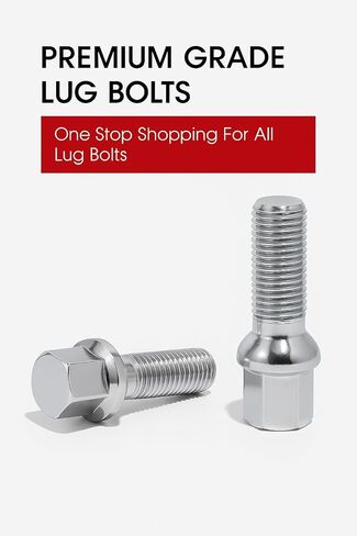 20 PCS LUG BOLTS SEAT 12X1.5 THREAT 27MM SHANK in Saudi Arabia