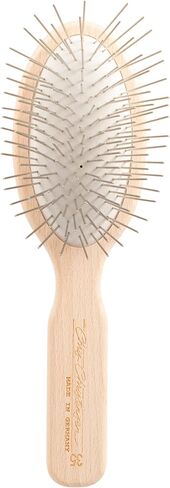Chris Christensen 20 mm Oval Pin Dog Brush, Original Series, Groom Like a Professional, Stainless Steel Pins, Lightweight Beech Wood Body, Ground and Polished Tips in Kuwait
