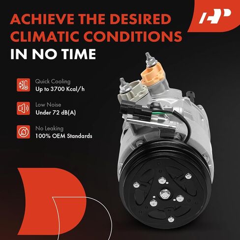 مكيف الهواء A-Premium ضاغط AC مع القابض متوافق مع فورد إيدج 2019-2024 و Lincoln Nautilus 2019-2023 ، 2.0L in Saudi Arabia