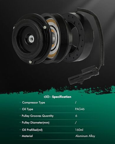 SCITOO AC Compressor Clutch for 1999-2006 for Jeep Grand Cherokee 4.0L for Jeep TJ 4.0L for Jeep Wrangler 4.0L in Saudi Arabia