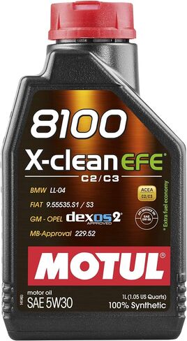 MOTUL 8100 X-Clean EFE 5W-30 OIL الاصطناعية 1 لتر (107210) in Saudi Arabia