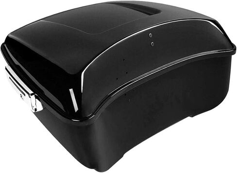 Gloss Black King Tour Pack Luggage Kit with Black Latches fits for Harley Touring Road King, Road Glide, Street Glide, Electra Glide, Ultra-Classic 2014-2023 in Saudi Arabia