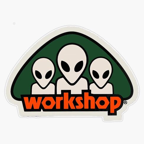MAGNET Alien Workshop Skateboards Magnetic Vinyl Sticker Decal Magnet 5" in Saudi Arabia