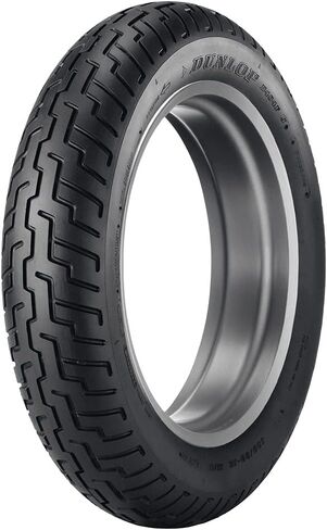 130/90-16 (67H) Dunlop D404 أمامي دراجة نارية إطار أسود لجدار ياماها رود MM LE XV1600ASM 2000 in Kuwait