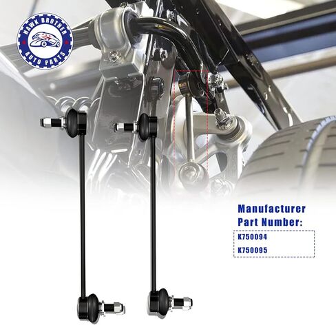 K750094 K750095 Front Left Right Stabilizer Sway Bar End Link Suspension Kit Replacement for Nissan Altima 2007-2021 MAXIMA 2016-2021 in Saudi Arabia