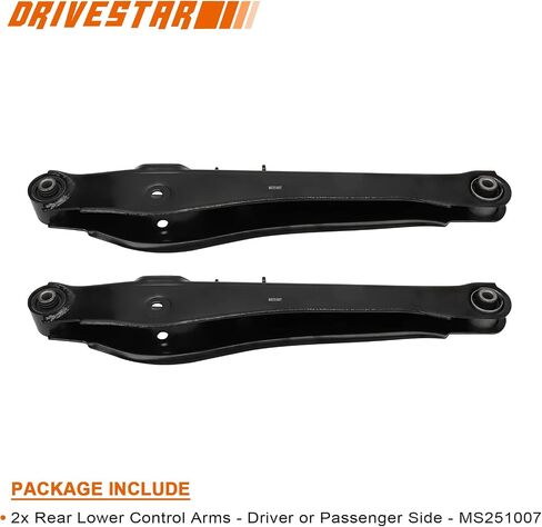 Drivestar 6pcs الخلفي العلوي والأذرع السفلى الأذرع السفلية الخلفية ، احتضان 2007-2017 لجيب Compass/Patriot ، 2007-2012 ل Dodge Caliber ، استبدل لـ K641281 ، MS251007 ، K641226 in Saudi Arabia