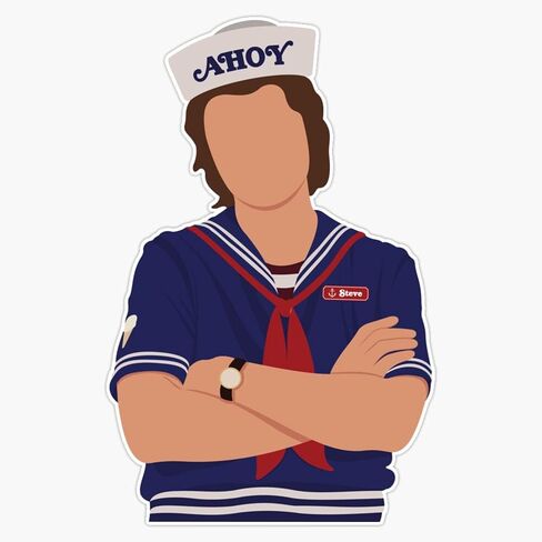 Steve Harrington Vinyl Sticker Pumper Pumper Sticker Paptop Window Decal 5 " in Saudi Arabia