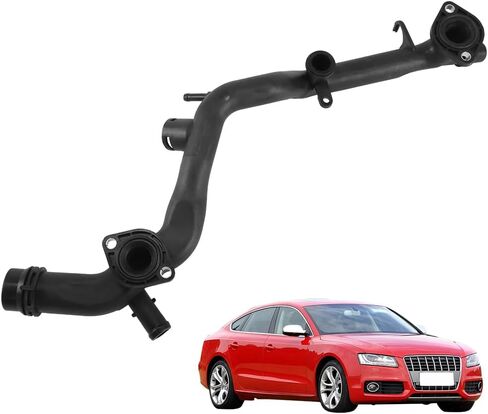 06E121045Q Engine Coolant Radiator Pipe Water Hose Compatible with Audi S4 S5 Q7 3.0T 2008-2015 Compatible with Touareg 3.0T 2013-2018 Replaces 06E121045AE 06E121045BA 06E121045BD in Saudi Arabia