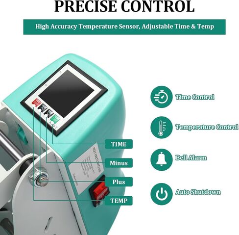 آلة ضغط حراري للقمصان، طابعة تصعيد صناعية رقمية مقاس 16 بوصة × 20 بوصة، تسخين سريع، طابعة تصعيد رقمية آلة ضغط حراري عالية الضغط للملابس وأكياس القماش والمفارش in Kuwait