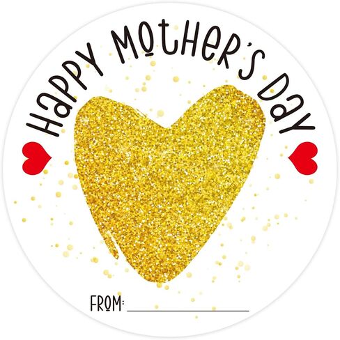Waahome to From Mothers Day Stickers - 36pcs Happy Mother's Gift Hights Tarks 1.5 "Flower Mom Stickers for Gift Wrap Box Envelope Envelop in Kuwait