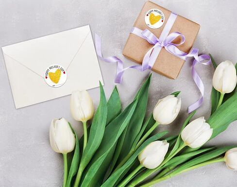 Waahome to From Mothers Day Stickers - 36pcs Happy Mother's Gift Hights Tarks 1.5 "Flower Mom Stickers for Gift Wrap Box Envelope Envelop in Kuwait