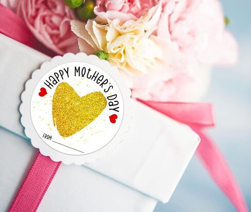 Waahome to From Mothers Day Stickers - 36pcs Happy Mother's Gift Hights Tarks 1.5 "Flower Mom Stickers for Gift Wrap Box Envelope Envelop in Kuwait