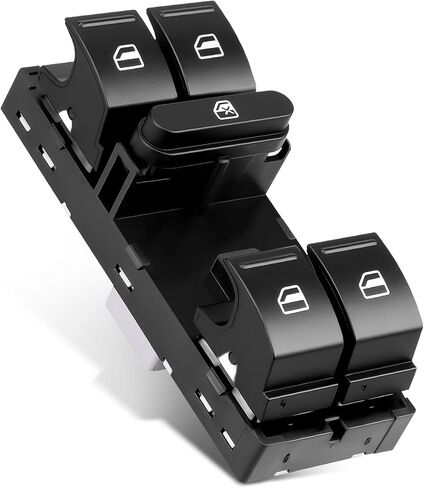 Driver Side Master Power Window Switch Replacement for Volkswagen VW Jetta 2005-2016, Passat 2006-2017, Golf 2010-2014, Rabbit, GTI, CC, Front Left, 1K4959857, 5ND959857, 5K4959857 in Saudi Arabia