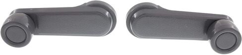 For Nissan Pickup Window Crank 1995 1996 1997 Pair | Front | Set of 2 | Gray | Plastic | 8076001G2 in Saudi Arabia