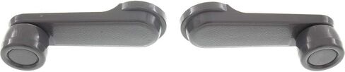 For Nissan Pickup Window Crank 1995 1996 1997 Pair | Front | Set of 2 | Gray | Plastic | 8076001G2 in Saudi Arabia