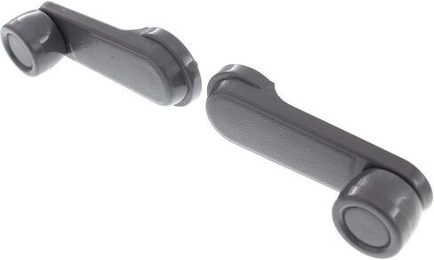 For Nissan Pickup Window Crank 1995 1996 1997 Pair | Front | Set of 2 | Gray | Plastic | 8076001G2 in Saudi Arabia