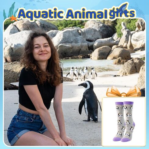 HAPPYPOP Octopus Gifts for Women Teens - Octopus Socks Ocean Gifts, Crazy Silly Animal Socks Girls in Saudi Arabia