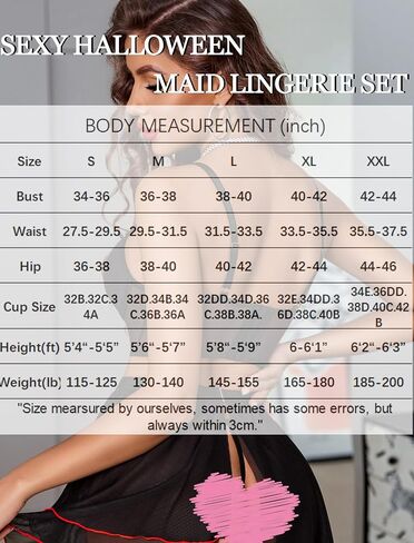 مجموعة الملابس الداخلية AVIDLOVE للنساء Sexy Cosplay Lingerie Set Mesh Mesh Maid Costume Set (3Pack) in Saudi Arabia