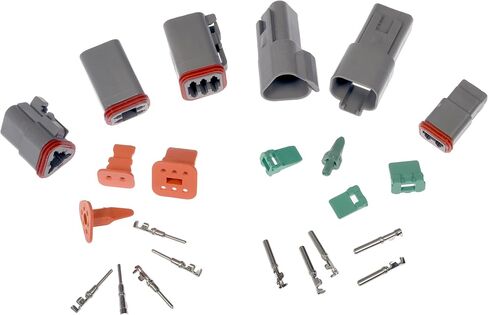 Dorman 85382 DT Connector Kit For 2, 3, 4, 6 Pin Connectors (Tray contains 160 pieces) in Saudi Arabia