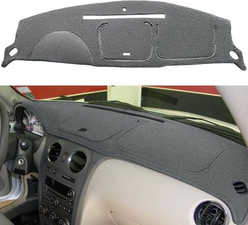 Dash Cover Mat Custom Fit for Chevy Chevrolet HHR,Dashboard Cover Pad Carpet K227 (Black) in Saudi Arabia