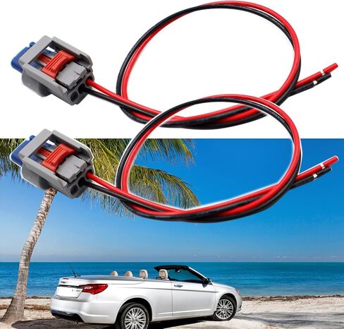 2pcs Ignition Coil Connector Compatible with Jeep Patriot 2007-2017 4606824AC Pigtail Harness Wiring in Saudi Arabia