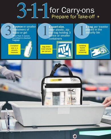 Clear Travel Bag with Tsa Approved Toiletry Bag Hanging Toiletry Bag in Kuwait
