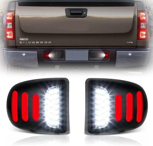 White LED License Plate Lights Tag Lamp Assembly for Cadillac Escalade ATS,2015-2020 Chevy Tahoe Suburban Malibu/GMC Yukon XL, 2pcs Rear License Plate Lamp in Saudi Arabia