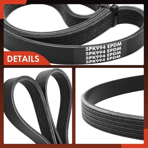 A-Premium Engine Serpentine Drive Belt Compatible with Toyota Camry 1984-1985 2.0L, Camry 1992-2001 2.2L, RAV4 1996-2000 2.0L, Celica 1990-1998 2.2L, Solara 1999 2.2L in Saudi Arabia