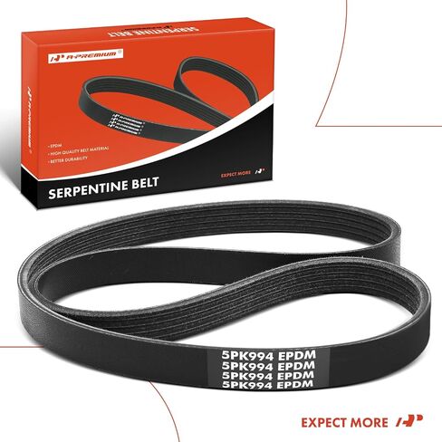 A-Premium Engine Serpentine Drive Belt Compatible with Toyota Camry 1984-1985 2.0L, Camry 1992-2001 2.2L, RAV4 1996-2000 2.0L, Celica 1990-1998 2.2L, Solara 1999 2.2L in Saudi Arabia